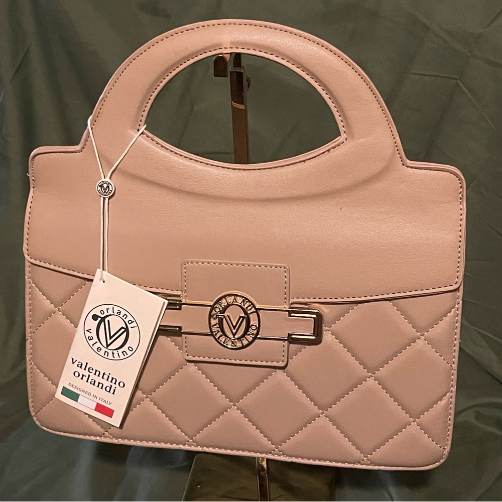 Valentino Orlandi Quilted Shoulder Crossbody Bag